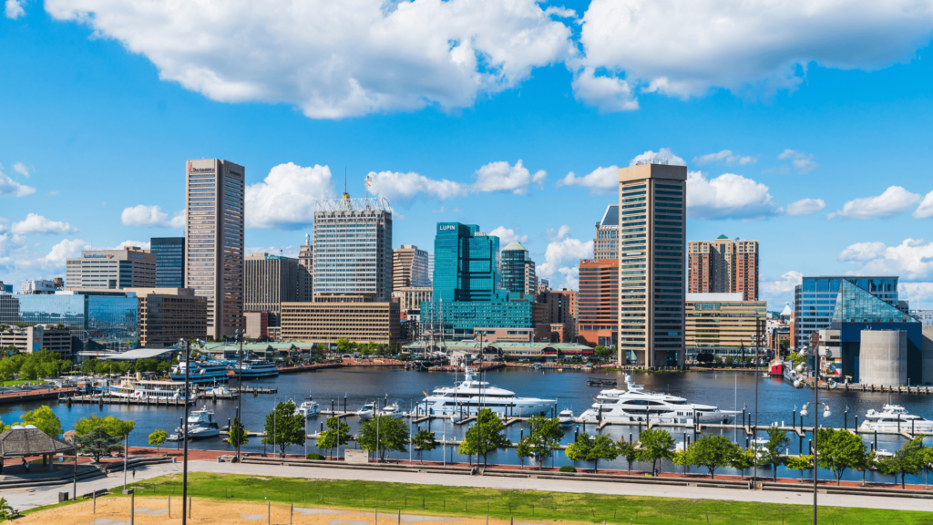 Baltimore maryland skyline